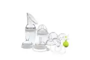 Haakaa: Generation 3 Silicone Breast Pump and Bottle Premium Pack - Grey