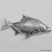 Bream Pewter Pin Brooch -British Hand Crafted- Coarse Fishing Angling Fish