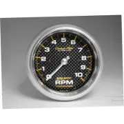 AutoMeter 4798 Carbon Fiber Air-Core In-Dash Tachometer Gauge