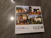 Charles Wysocki Animal Collage 1000 PC Puzzle Brand New Buffalo Games