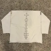 Kanye West Ye Vultures 1 White Long Sleeve Tee Size 1