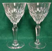 Josair EDITH Claret Wine Glasses SET OF TWO Mint no BOX More Available