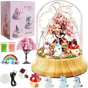 Gifts for Girls, Make Your Own Unicorn Night Light, Christmas Birthday Gifts Girls Toys for Kids Ages 4 5 6 7 8, Craft Kit Terrarium Nightlight Project, Stem Toys Arts & Crafts for Girls Age 5-8 9-12