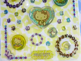 【震撼精品百貨】Hello Kitty 凱蒂貓 KITTY立體貼紙-豹紋 震撼日式精品百貨
