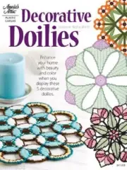 Plastic Canvas Pattern Book DECORATIVE DOILIES ~ 5 Designs