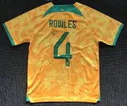 SOCCEROO SHIRT SIGNED BY KYE ROWLES #4 COMES WITH ITS OWN C.O.A