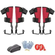 For High Altitude Logging Fruit Picking Hunting Climbing Tree Spikes 2 Gear Set