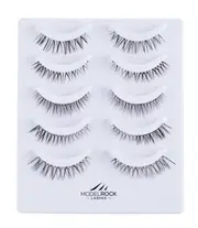 MODELROCK Lashes NANO LITE NAKED NATURALS "DAINTY BRIDAL" Collection - 5 Pair Set
