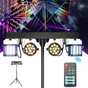180W PAR Light Party Bar RGB Stage Lighting DMX Remote Control Party Disco Light