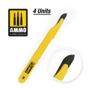 AMMO by Mig Jimenez Standard Scalpel Curved Large (4 scalpels in plastic bag)