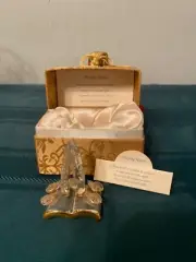 About Face Designs 182308 PRAYING HANDS MESSENGERS glass figurine NIB 2.25”T