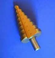 10-45mm 8 Steps HSS Spiral Groove Step Cone Drill Hole Cutter Drilling Bit