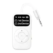 SoundSync Pro Bluetooth Transmitter & Receiver for Airplane Easy Setup Blueto...