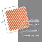 Reflective Frame Stickers Safety Decal MTB Bike Mountain Biking ORANGE
