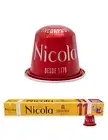 40 CAPSULES NICOLA Nespresso * FULL-BODIED TASTE Coffee Pods INTENSITY 11
