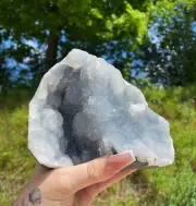 Druzy Chalcedony From Jalgaon District Maharashtra India, Crystal, Home Décor