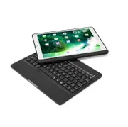 F360 For iPad Pro 10.5 inch & iPad Air 10.5 inch Rotatable Colorful Backlight Laptop Version Aluminum Alloy Bluetooth Keyboard Protective Cover (Black)