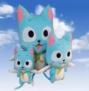 Fairy Tail Happy Soft Plush Cartoon Stuffed Doll Toy Pillow Birthday Xmas Gift