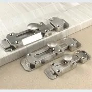 Secure Your Gates and Cupboards with a Brushed Nickel Slide Bolt Latch