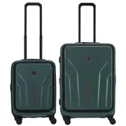 Wenger Amplix 2 Piece Hardside Suitcase Set (Carry-On and Medium Size) - Deep Lake