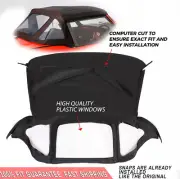 For 71-81 Triumph Spitfire Convertible Soft Top Replacement w/ Plastic Windows