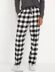 OLD NAVY Flannel Men's Black Buffalo Plaid Pajama PJ Pants XL