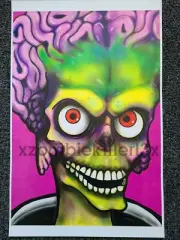 Mars attacks 11x17 Art Print Signed Horror Halloween Monsters aliens