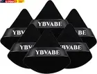 Triangle Powder Puff Makeup Sponge,6 Pcs Ultra Soft Made of Cotton Velour with S