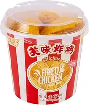 zolyet 9pcs Canned Fried Chicken Eraser Chicken Wings Simulation Eraser Stude Prize red