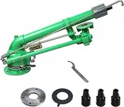 Farm Irrigation Sprinkler, 2" Agricultural Water Sprayer, 360° Rotary Large Area Watering Spray,Impulse Impact Sprinkler for Farmland Irrigation