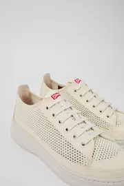 Runner White Textile Sneaker for Women