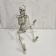 15'' Halloween skull bones Poseable Human Skeleton Decoration Party Prop