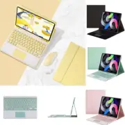 For iPad Pro 12.9 2021 2020 Touchpad Bluetooth Keyboard Mouse Leather Case Cover