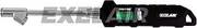 EXELAIR EX516DIG by Milton Digital Dual Head Tire Gauge with Extended Swivel Air Chuck,Black/Silver