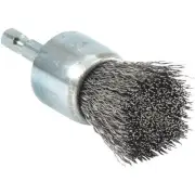 Forney Crimped Wire End Drill-Mounted Wire Brush 1"