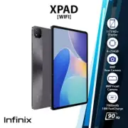 Infinix Xpad Fast Charge Android PC Tablet (Wi-Fi/Grey/4GB+256GB/Octa Core)