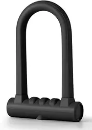 zaqwsx Bike Lock Anti-Theft Mountain Bike Road Bike Silicone U-Lock Motorcycle Helmet Bicycle Electric Scooter Black