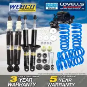 Front Rear Webco Shock Absorbers Lovells Raised Springs for Ford Falcon EA EB