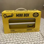 Donut Media Mini Portable Tool Box, 2 Sliding Magnetic Drawers New (E20)