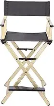 Professional Makeup Artist Chair Lightweight Aluminum Folding Director's Chair Portable and Foldable Beauty Chair (Rose Gold)