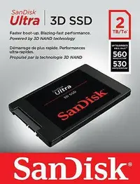 在飛比找Yahoo!奇摩拍賣優惠-喬格電腦  SanDisk ULTRA 3D 2TB SSD