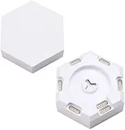ACA Trading DIY Geometric Hexagon LED Panels, Smart Single LED Light, RGB Modular Lighting for Gaming Room/Home Decor/Living Room/Bed Room