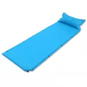 Air Bed Self Inflating Mattress Sleeping Mat Camp Camping Hiking Joinable Blue