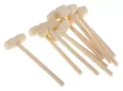 50 Pcs. WOODEN HAMMERS / MALLETS for Breakable Chocolates, Baking Supplies