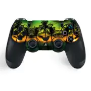 Skins Decal Wrap for PS4 / PS4 Pro Controller - Sunset Palm Trees Ocean