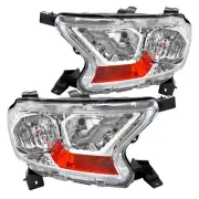 Clear Fits 2019-2022 Ford Ranger Xl Xlt Halogen Headlights Lamps Left+Right (for: Ford)