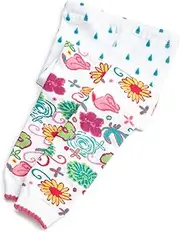 [Jefferies Socks] Little Girls' Showers Bring Flowers Capri
