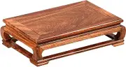 Display Stand Pedestal Wooden Rosewood Large Rectangular Base Vase Plant Fish Tank Sculpture Ornaments Display Stand Home Crafts Pedestal Bonsai Pedestal