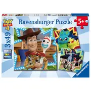 3x49pc Ravensburger Disney Toy Story 4 Jigsaw Puzzle 18x18cm Kids/Children 5+