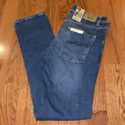 NWT Nudie Jeans Lean Dean Men's Jeans Blue Vibes Size 32/32